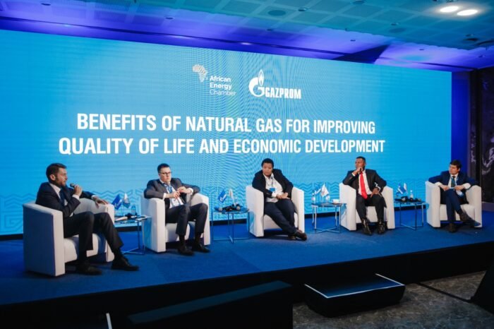 Panelists at an International Roundtable on, “The Benefits of Natural Gas for the Population and Economy” organised in South Africa by the African Energy Chamber and Russian energy company, Gazprom