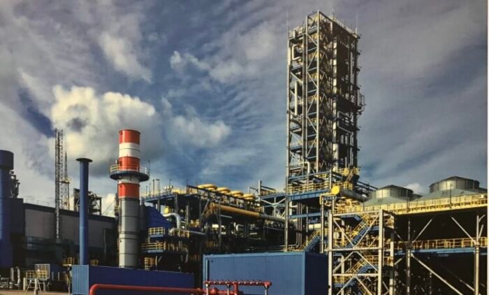 Gazprom's 1.5m tons NLG plant in Portovaya, St. Petersburg, Russia