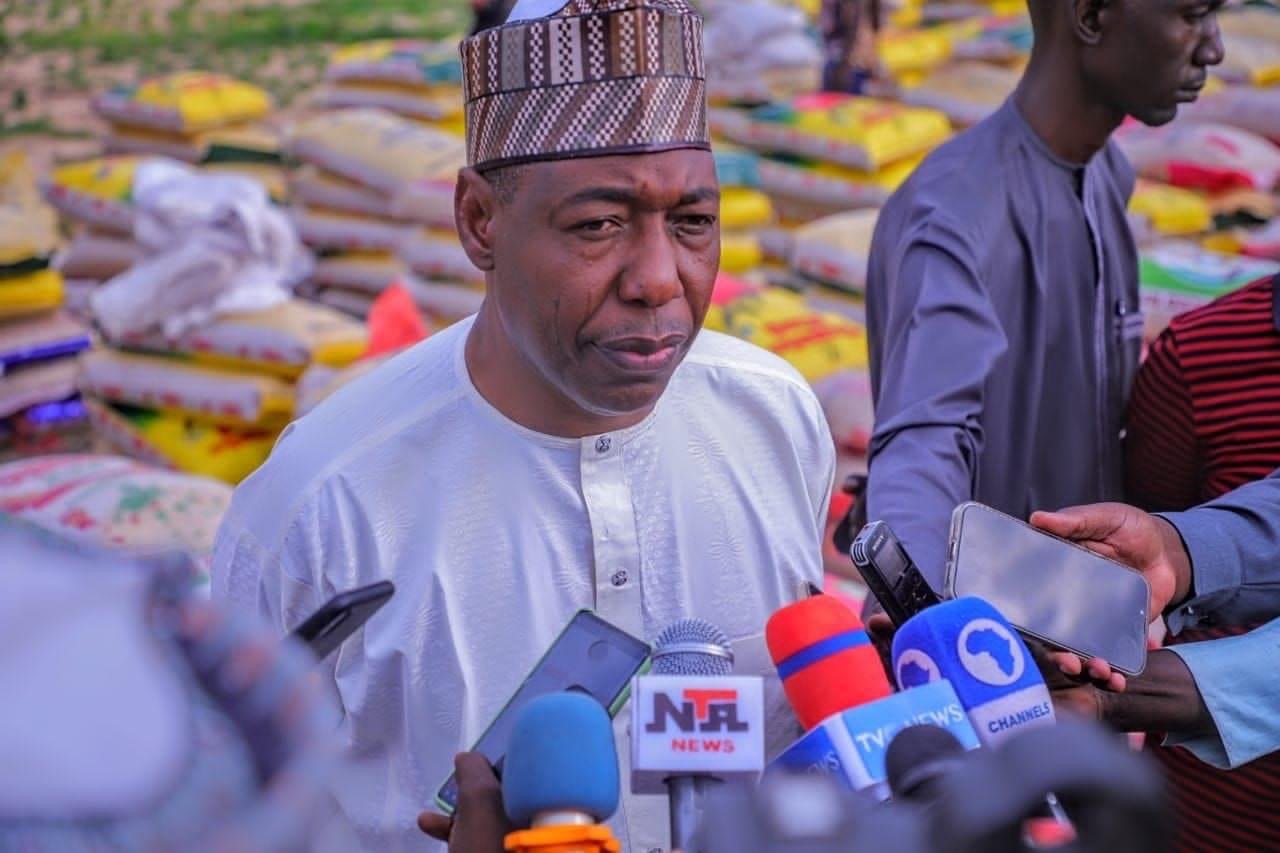 You are currently viewing Palliative distribution will continue throughout my tenure – Gov. Zulum