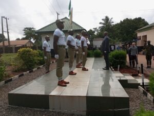 Read more about the article Gov. Oborevwori tasks NYSC members on devt of host communities