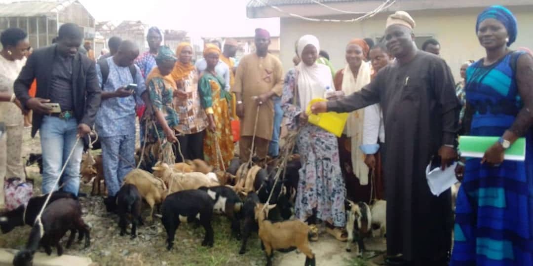 Read more about the article FG empowers women, youths on goat, sheep production in Oyo, Ogun