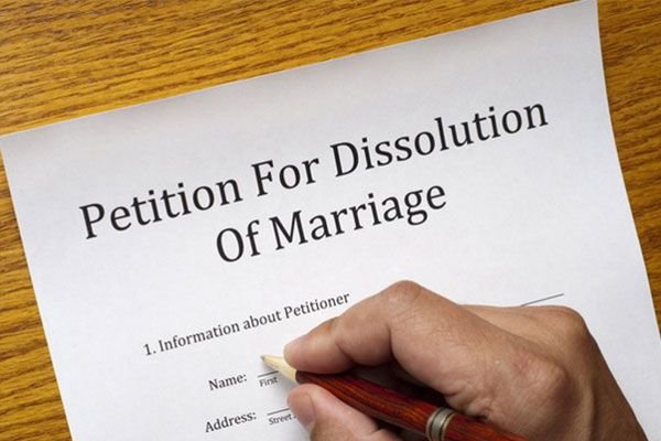 A divorce petition
