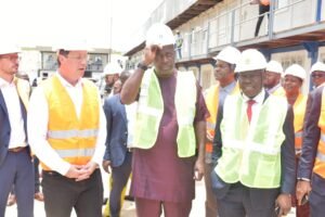 Read more about the article Lokpobiri inspects N68.5bn NUPRC `BARREL’ building, pledges urgent completion