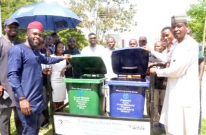 Read more about the article Climate Action: NGO donates waste bins to business premises in FCT