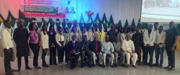 Dignitaries and some members of NUESA, University of Abuja at the NISEng conference and AGM