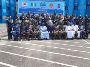 Participants of the Counter Violent Extremism Course 3/2023 Organized by the Martin Luther Agwai International Leadership and Peacekeeping Centre (MLAILPKC), on Friday in Abuja