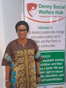 Mrs Abosede Otukpe, theExecutive Director, Denny Social Welfare Hub