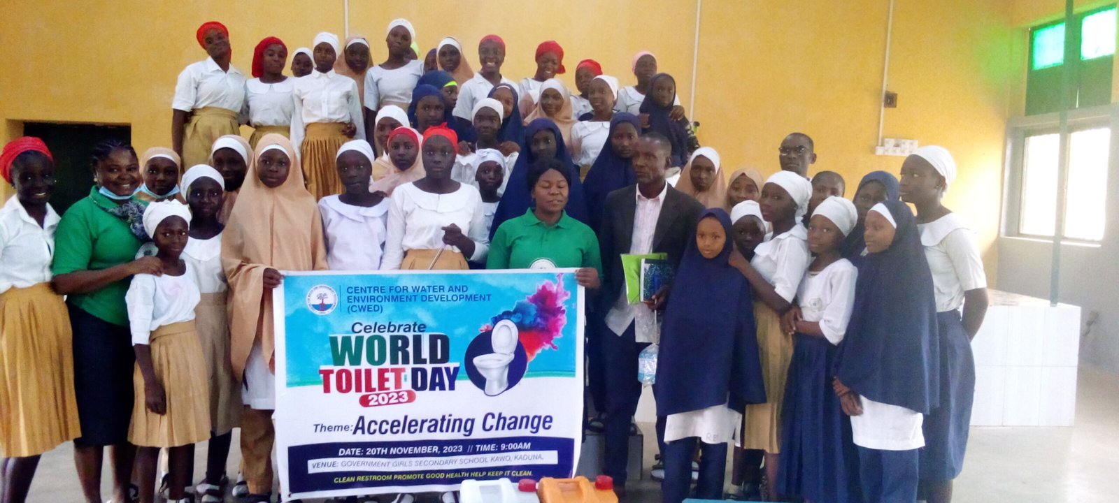 You are currently viewing World Toilet Day: Centre donates sanitary items to 5 public schools in Kaduna