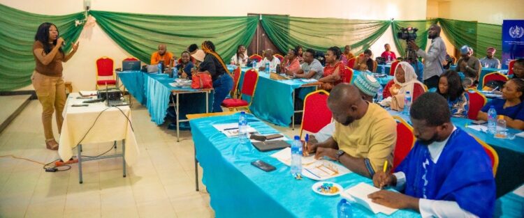 Members of the Association of Nigeria Health Journalist (ANHEJ), during their 2023 conference in Akwanga, Nasarawa