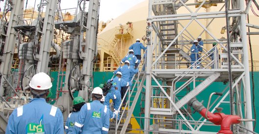 Inspection of NLNG Gas facility