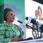 Mrs Kikelomo Adeniyi, the President of Customs Officers Wives' Association (COWA'), speaking during the association's relaunch on Friday in Abuja