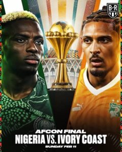 Read more about the article AFCON final: Hosts Cote d’Ivoire to face Nigeria