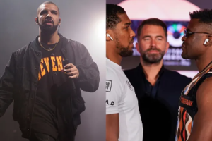 Read more about the article Rapper Drake loses $615,000 bet on Joshua vs Ngannou fight