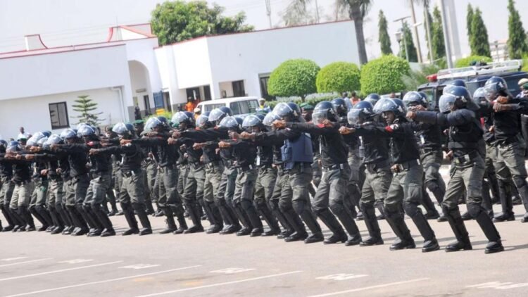 Personnel of the Nigeria Police Force