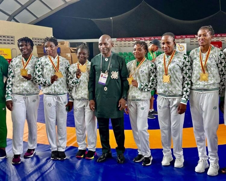 Read more about the article African Games: Nigerian wrestlers sweep gold in Ghana