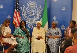 Discussion panel on “Media Representation of Women in Leadership Positions”, organised by the America Embassy to mark the 2024 Women’s History Month in Abuja