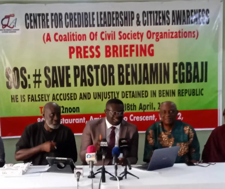 Read more about the article CSOs urge Tinubu to secure release of Nigerian Pastor detained in Benin Republic