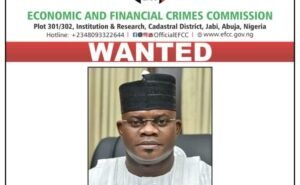 Yahaya Bello, a wanted man by EFCC