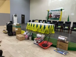 Some of the start-up packs distributed by the Nigerian Correctional Service