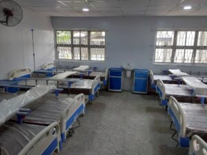 A section of equipment at 60 bed premium ward of Yaba Psychiatric hospital