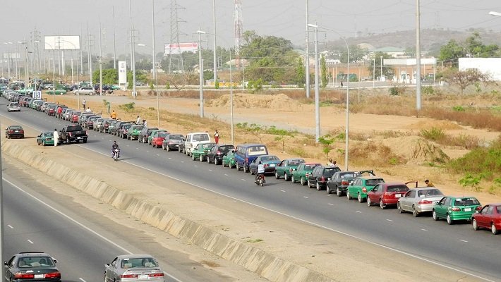 Fuel queue in Abuja