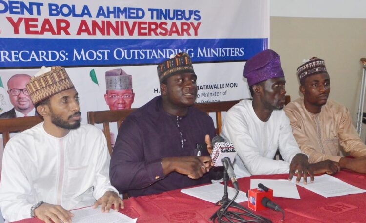 Members of FADD during the news conference in Abuja