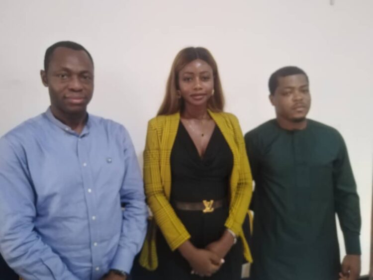 R-L: Joseph Oru, MD Zenith Exhibition, Ruth Okunnuga, MD, Founda Wersche Point Agarica, and Eniibukun Adebayo, FPDA Chairman, during the news briefing on the forthcoming Clean Africa Show in Lagos on Thursday