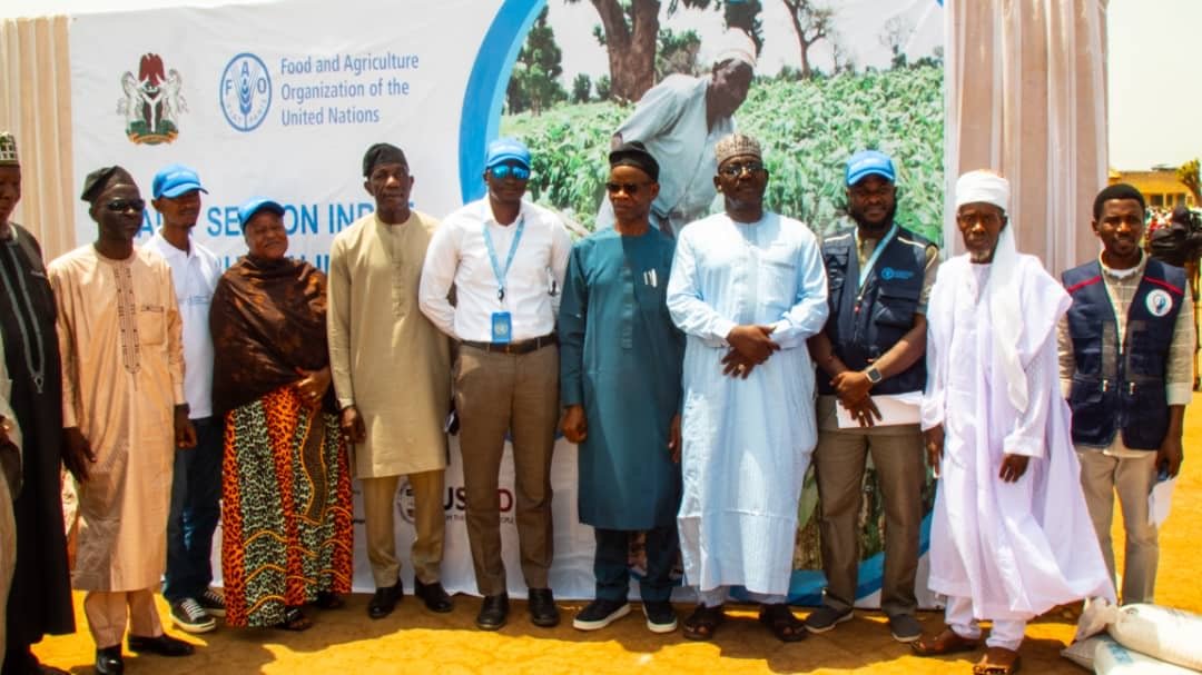  FAO distributes farm inputs to 187,250 farmers in 3 states