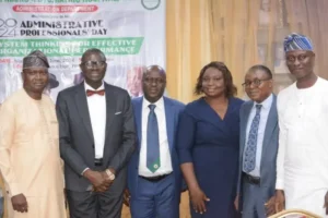 Dignitaries at the 2024 Administrative Professionals’ Day at Federal Neuro-Psychiatric Hospital Yaba, Lagos on Wednesday