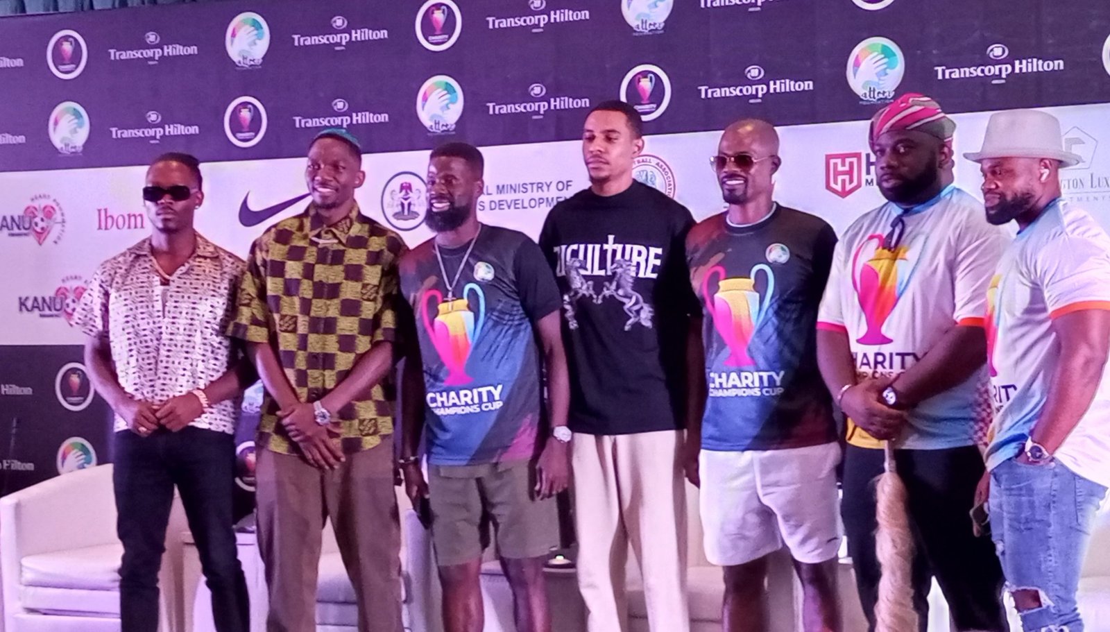  Osimhen, Okocha, Pires, others storm Abuja for Attom charity cup