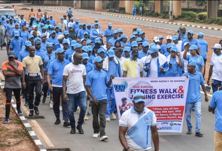 NAN Quarterly Walk/Jogging: MD stresses importance of exercise to good health