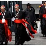 Leading Vatican figures during the conclave