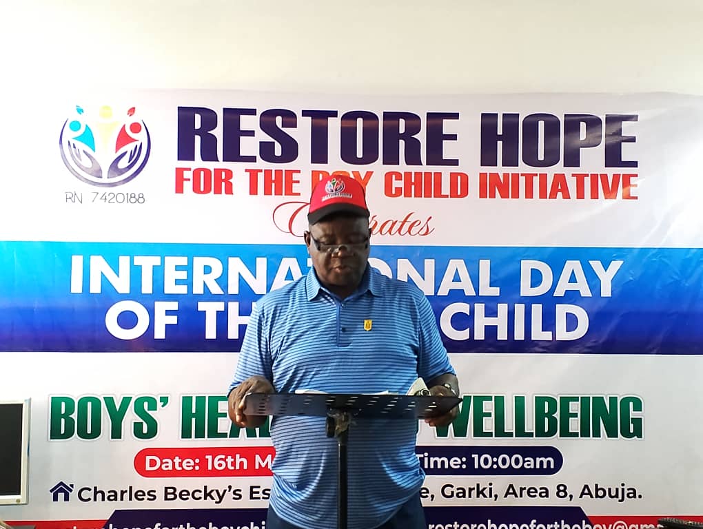 NGO seeks end to stereotypes stalling boy child health, wellbeing