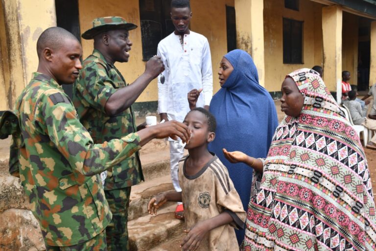NAF treats 2,000 people with preventable diseases in Kaduna community
