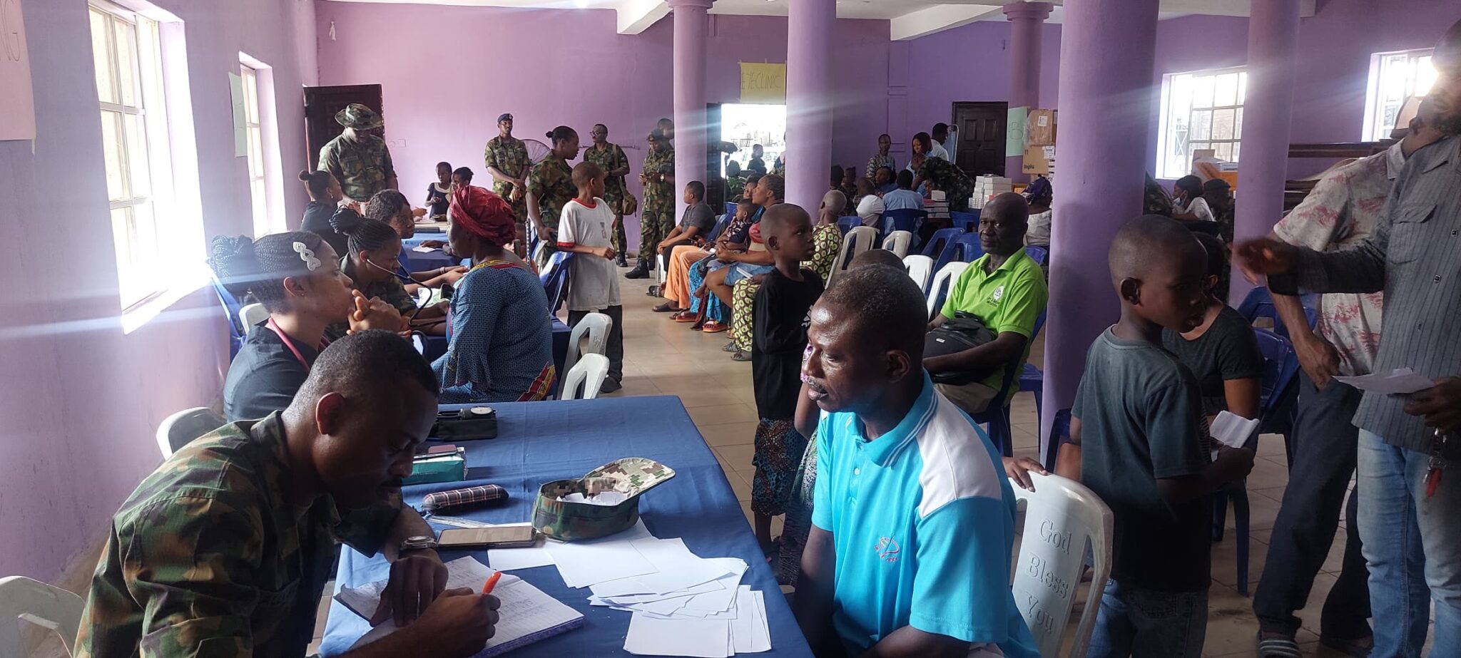 NAF begins free medical screening, treatment for 900 in Rivers community