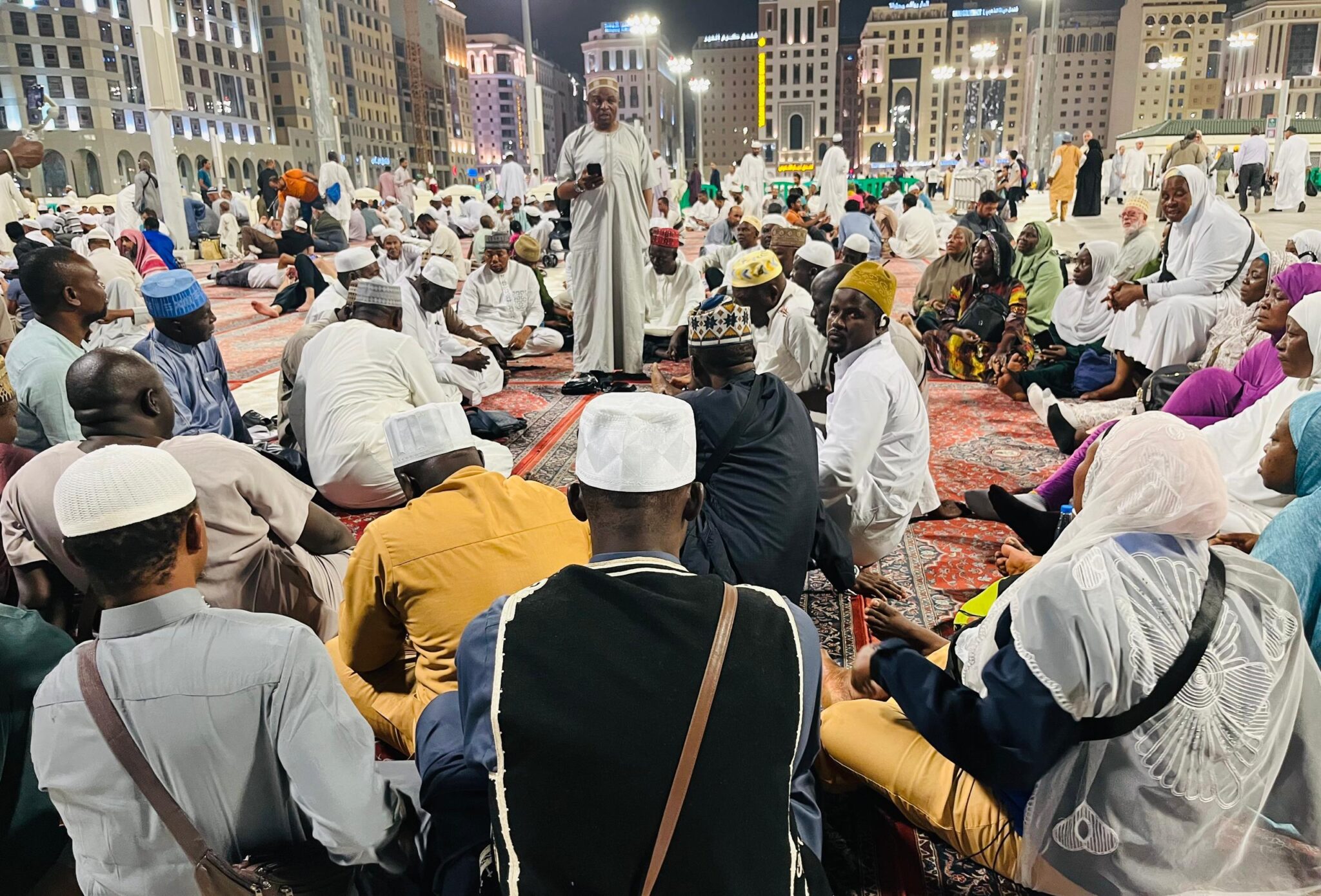 NAHCON Ulama team holds prayer for Tinubu, Nigeria in Madina