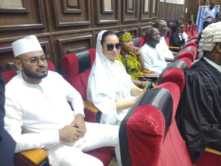 Sen. Natasha arrives in court as judge hears Akpabio’s contempt claims