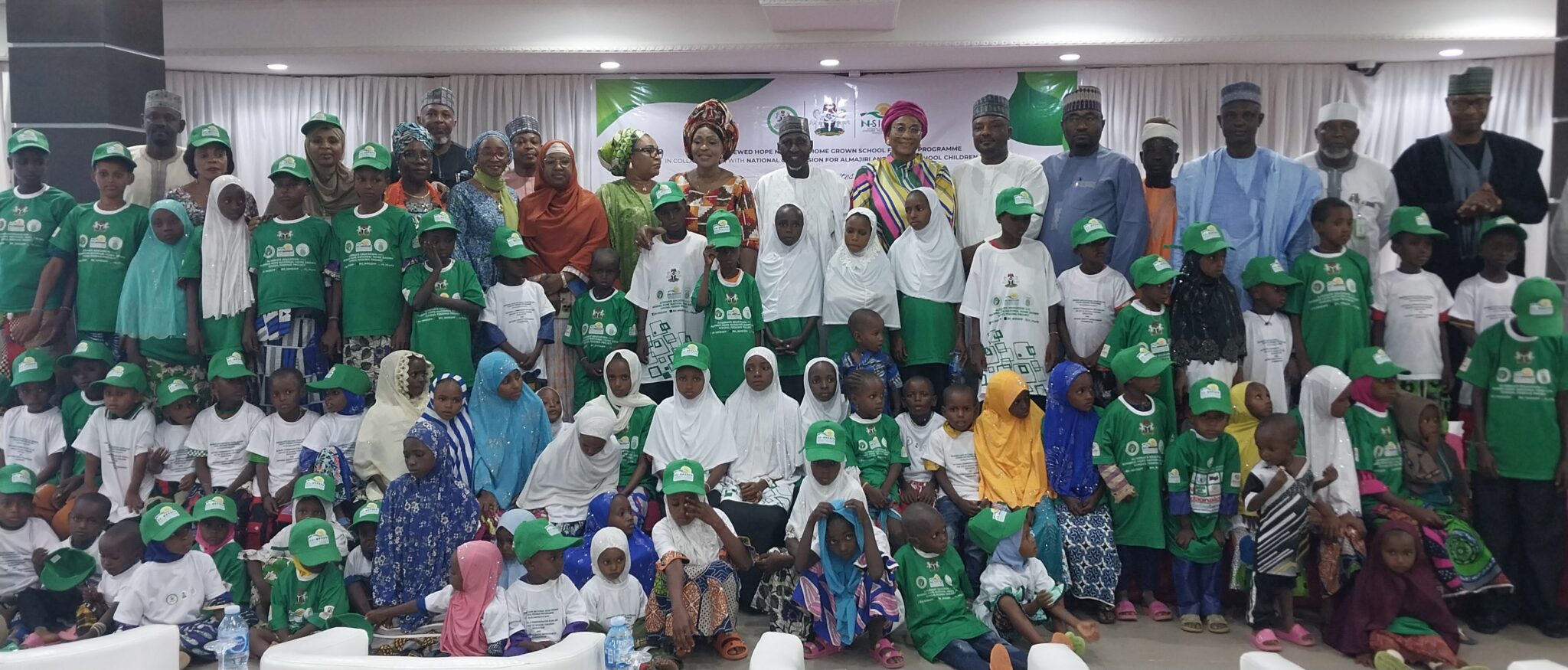 FG inaugurates feeding programme for 20m out-of-school, other children
