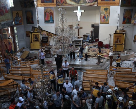 UN strongly condemns  Damascus church bombing as death toll rises to 25
