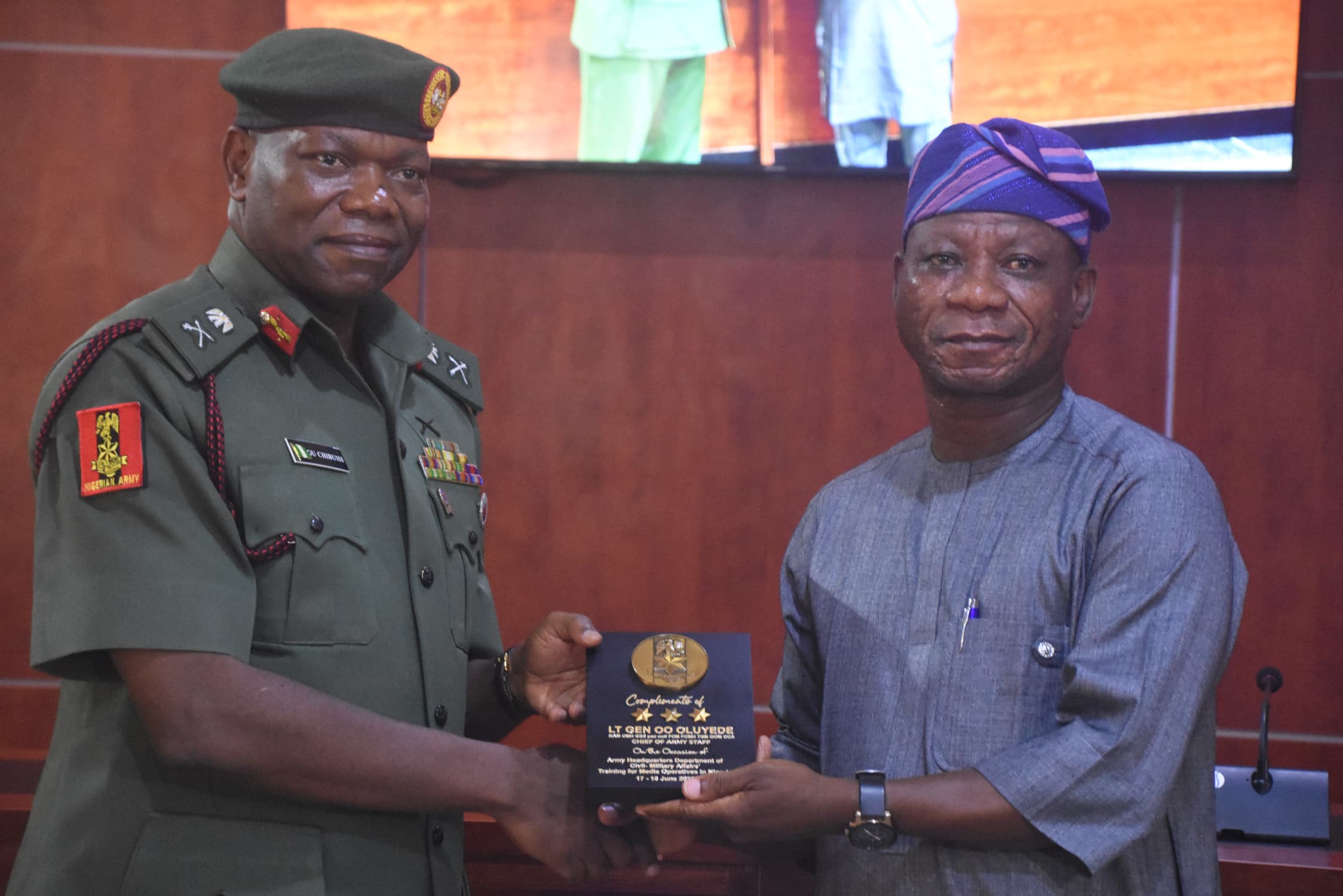 COAS tasks media on prioritising national security