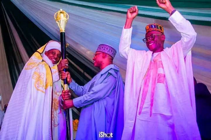 Gov. Sani presents staff of office to new Chief of Moro’a