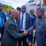 ‎Tinubu arrives in Saint Lucia for state visit