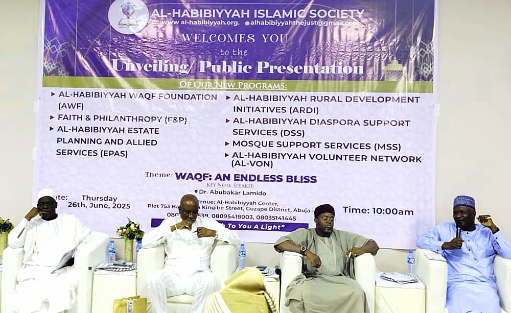 Al-Habibiyyah advocates Waqf as solution to socio-economic challenges