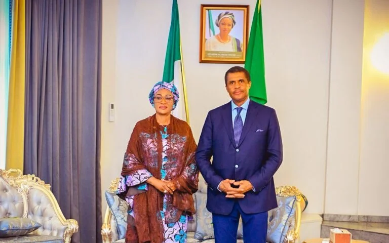 Tinubu’s wife urges diaspora to support Nigeria