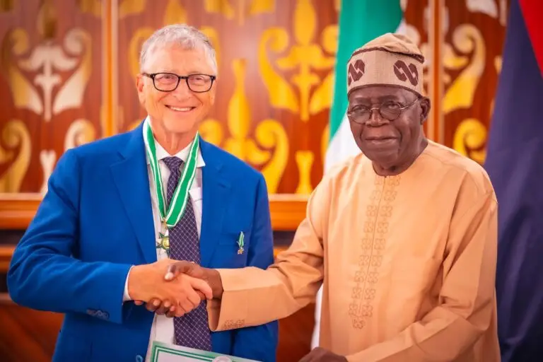 Tinubu confers national honour on Bill Gates