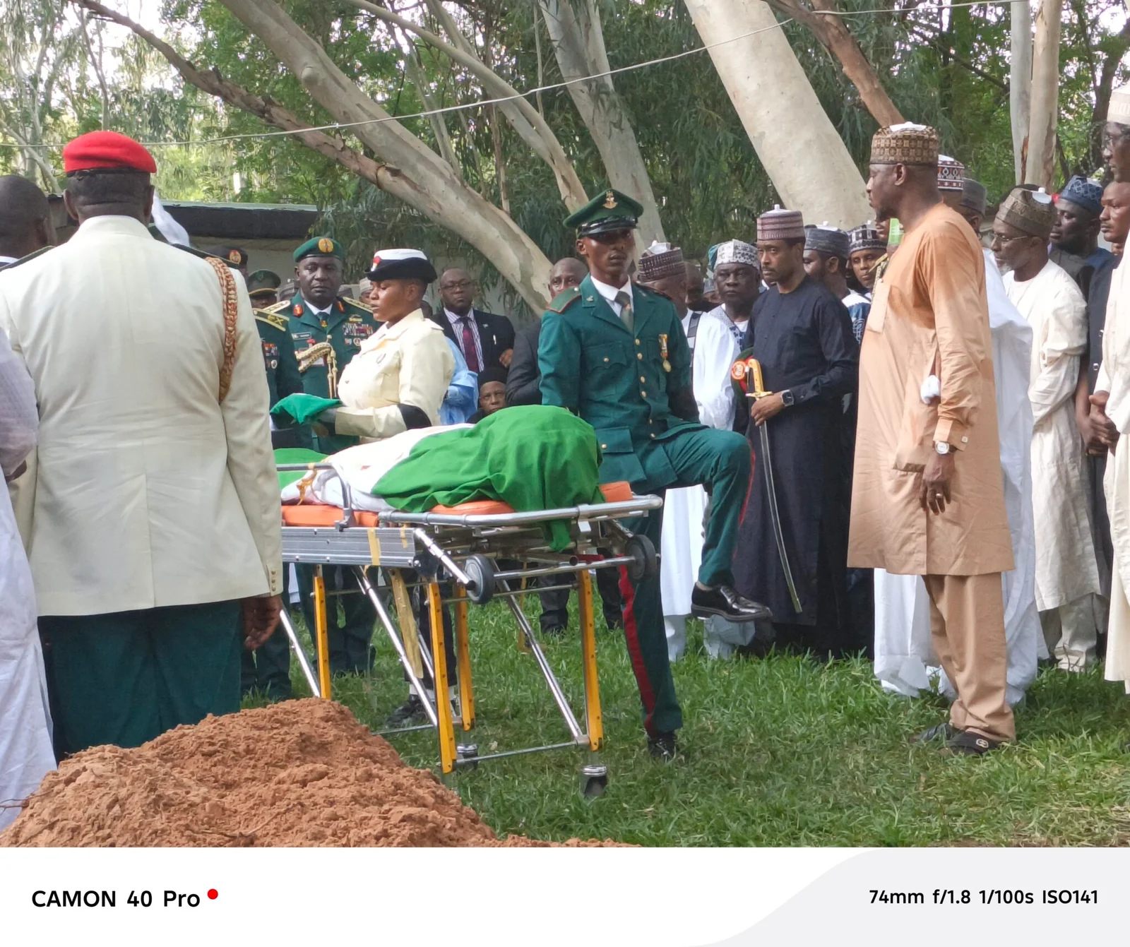 Remains of Buhari buried in Daura amidst tears, prayers