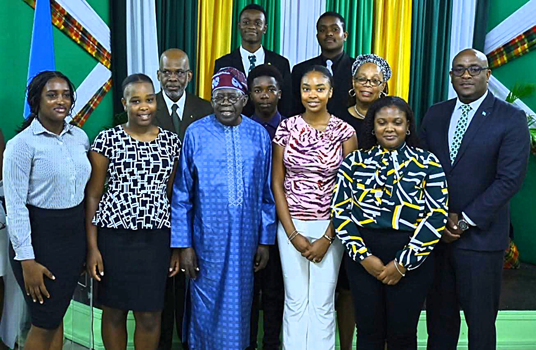 Tinubu rallies Saint Lucian students for Afro-Caribbean devt