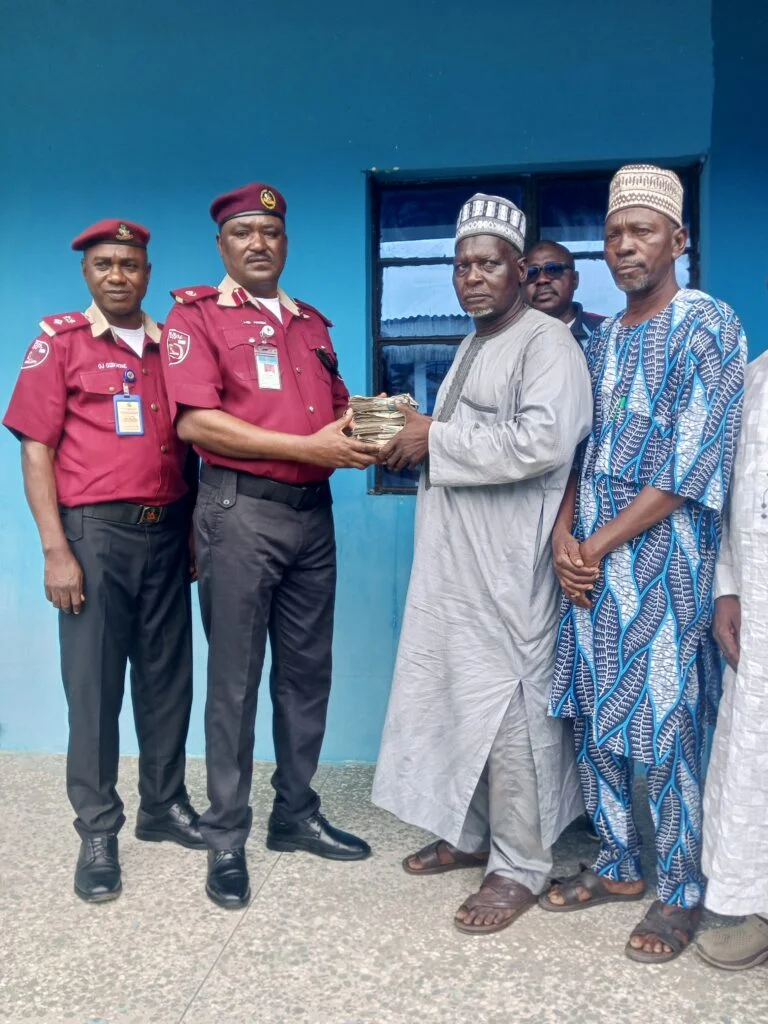 FRSC hands over to families N692,850, phones recovered at accident scene in Badagry