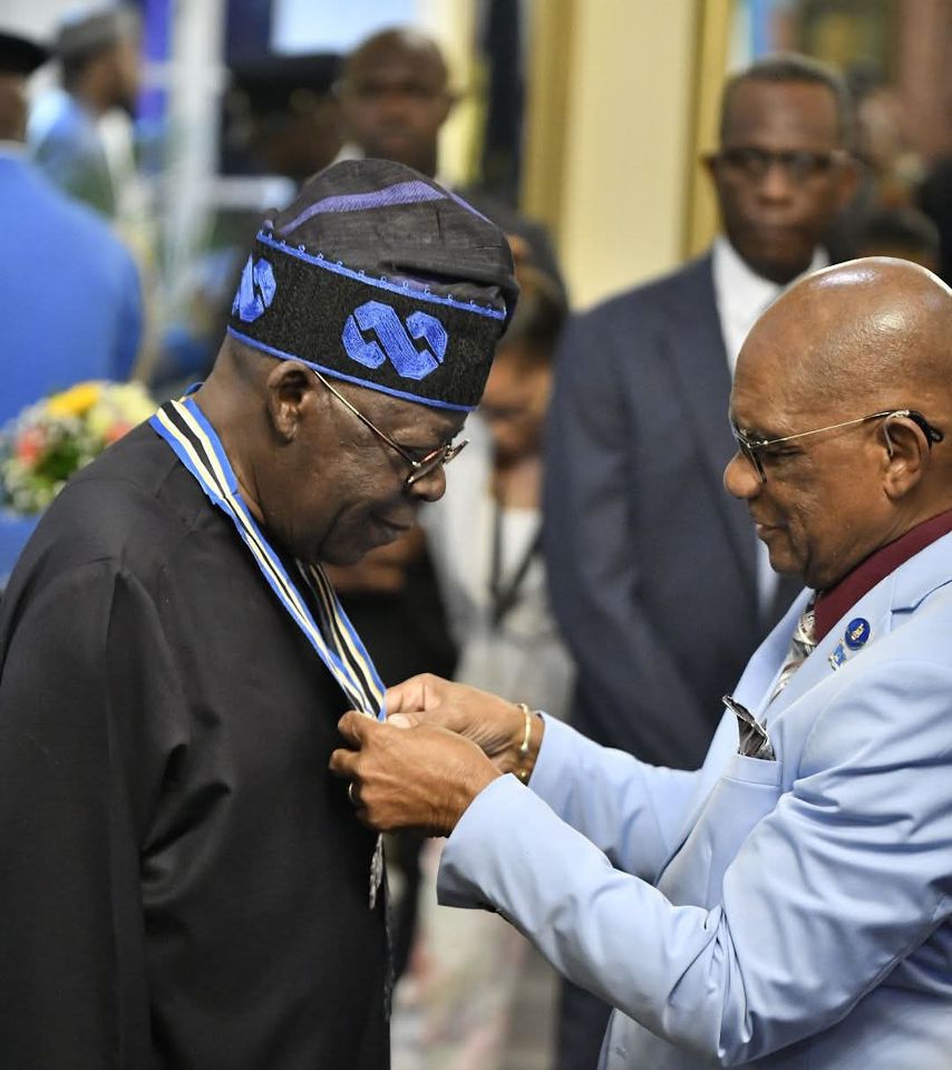 Saint Lucia confers highest national honour on President Tinubu