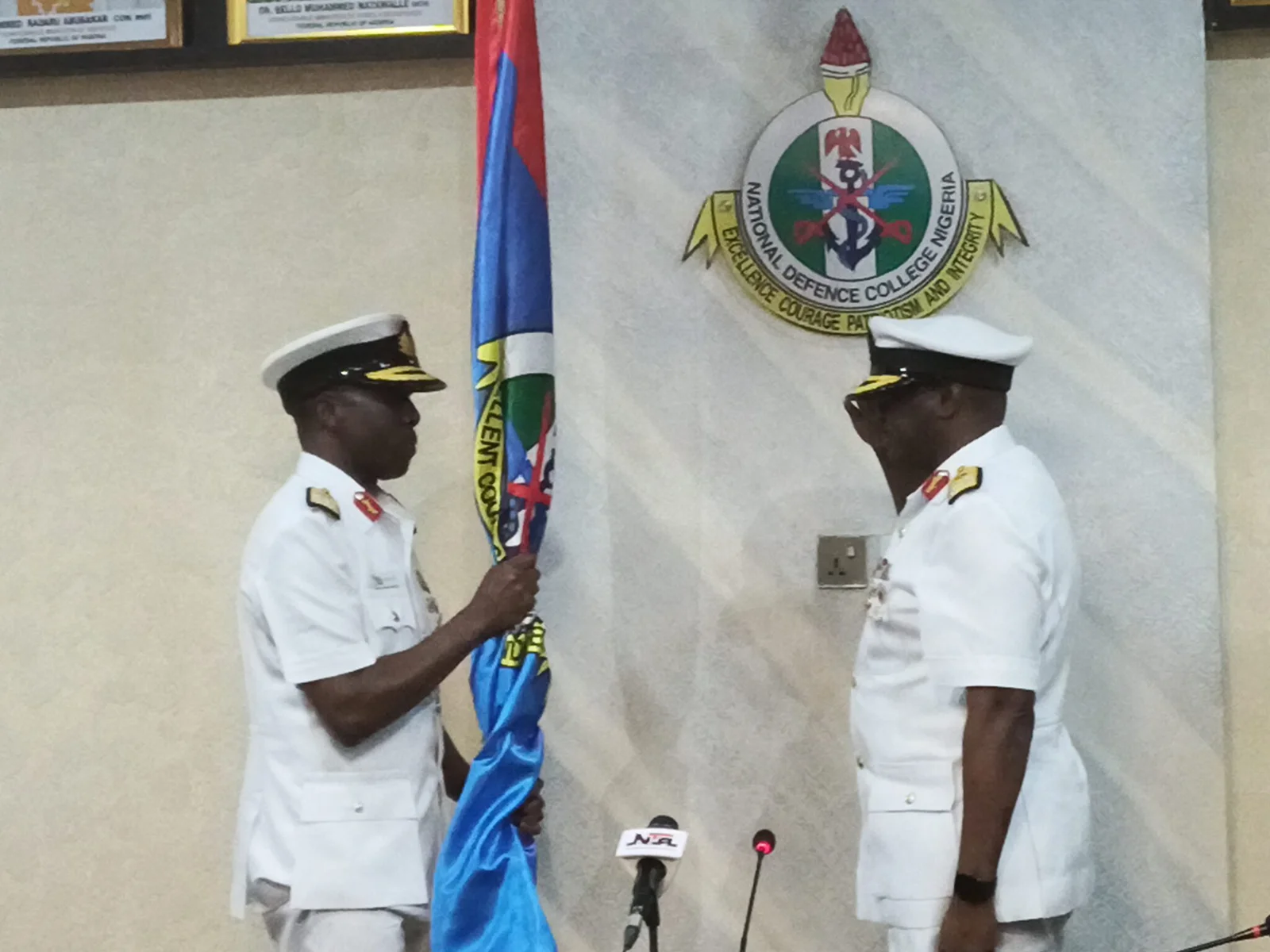 Okosun assumes duty as 21st Commandant of NDC